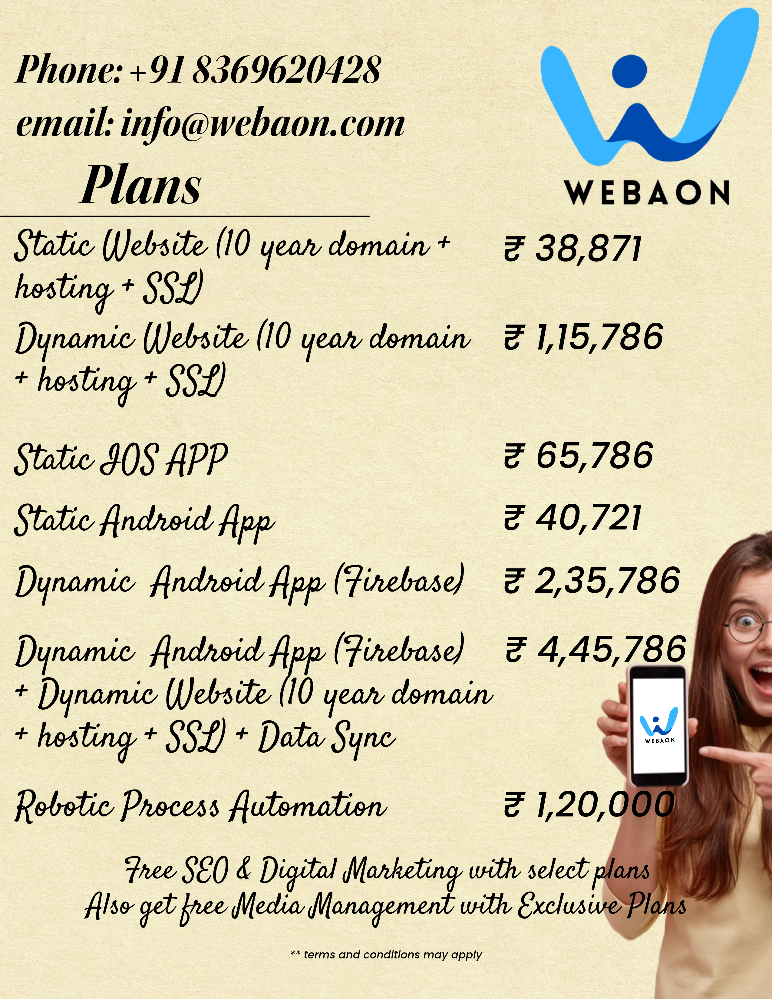 Plans Webaon